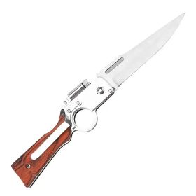 Tactical Folding Knife - Stainless Steel Blade with Ergonomic Handle (zygjsm-1: stainless steel)