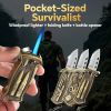 "3-in-1 Tactical Lighter â€“ Butane Flame + Bottle Opener + Survival Tool â€“ Perfect Men's Gift"